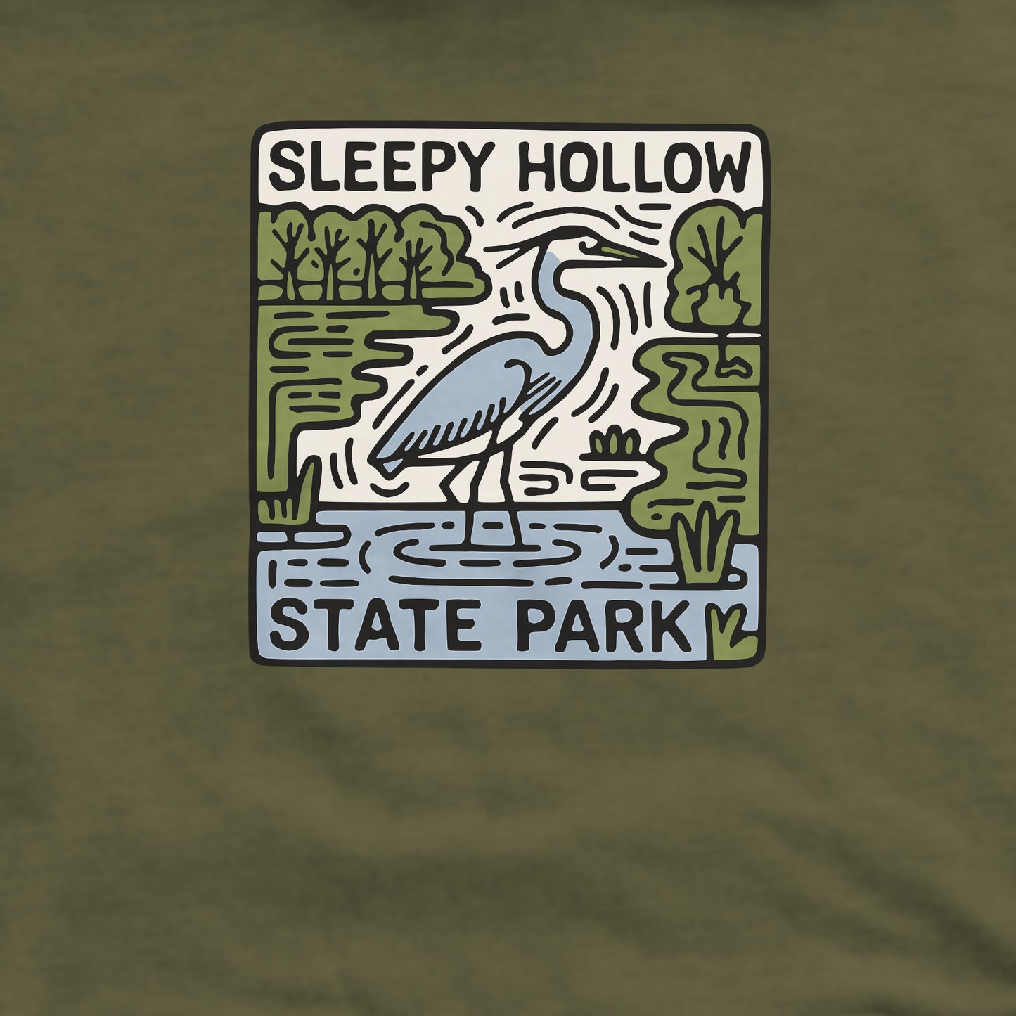 Sleepy Hollow State Park Crewneck Sweatshirt Adventure and Outdoors Themed Sweatshirt