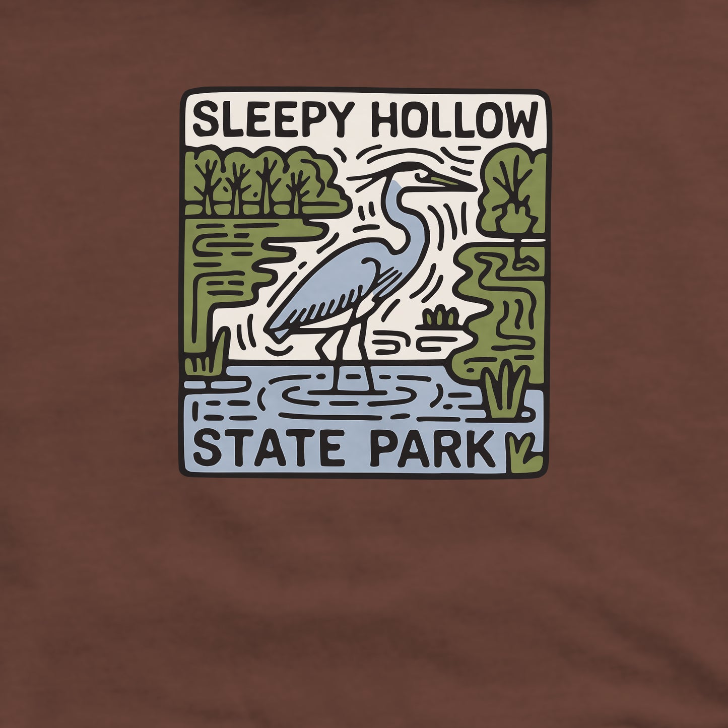 Sleepy Hollow State Park Crewneck Sweatshirt Adventure and Outdoors Themed Sweatshirt
