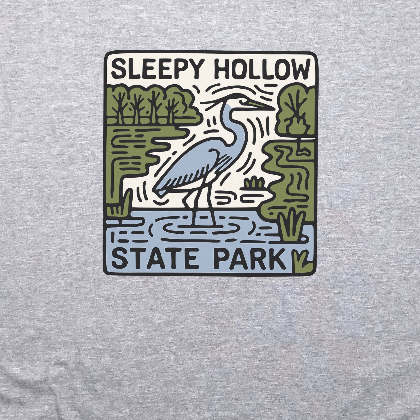 Sleepy Hollow State Park Crewneck Sweatshirt Adventure and Outdoors Themed Sweatshirt
