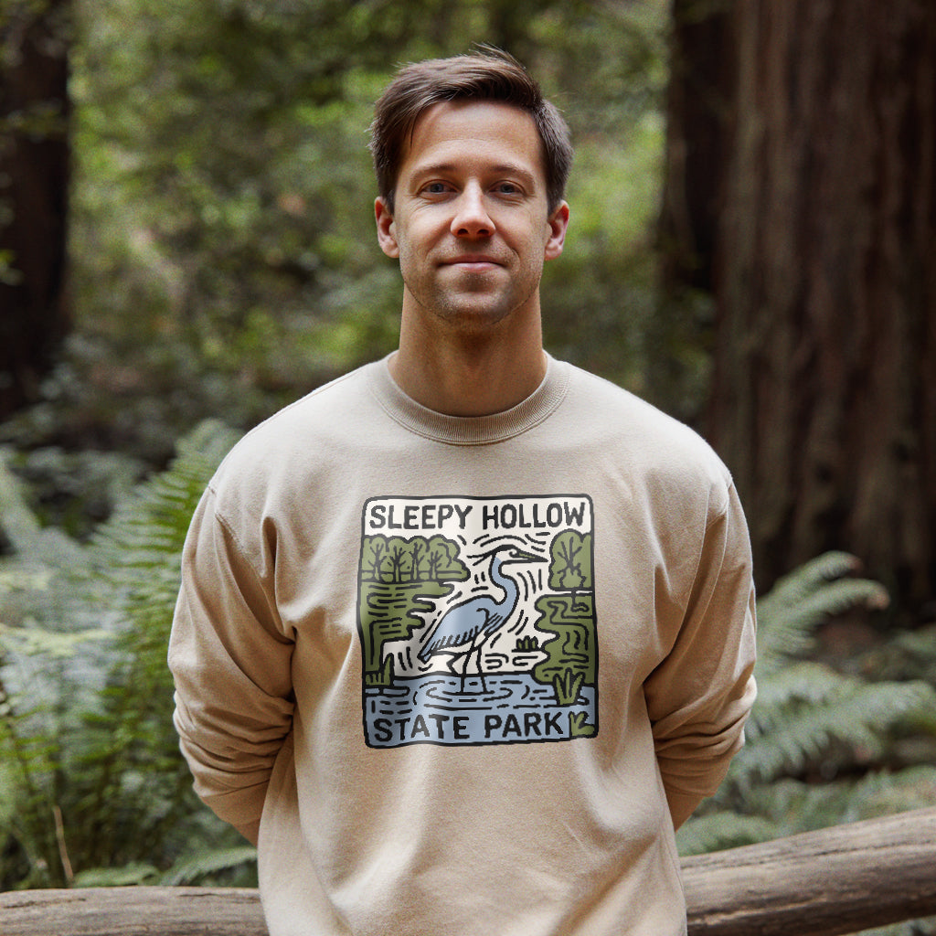 Sleepy Hollow State Park Crewneck Sweatshirt Adventure and Outdoors Themed Sweatshirt