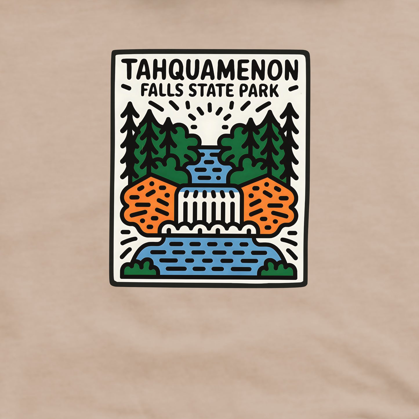 Tahquamenon Falls State Park Crewneck Sweatshirt Adventure and Outdoors Themed Sweatshirt