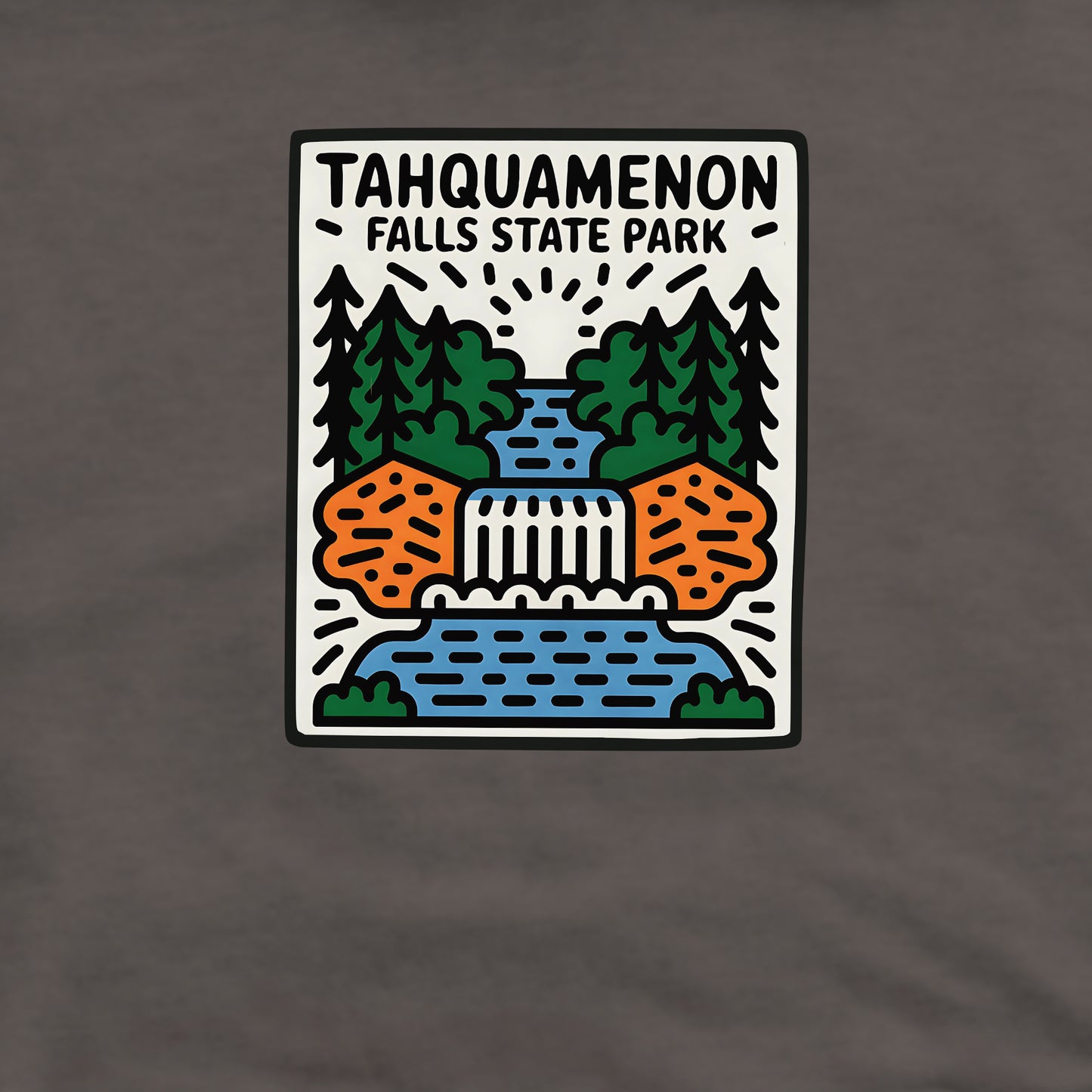 Tahquamenon Falls State Park Crewneck Sweatshirt Adventure and Outdoors Themed Sweatshirt