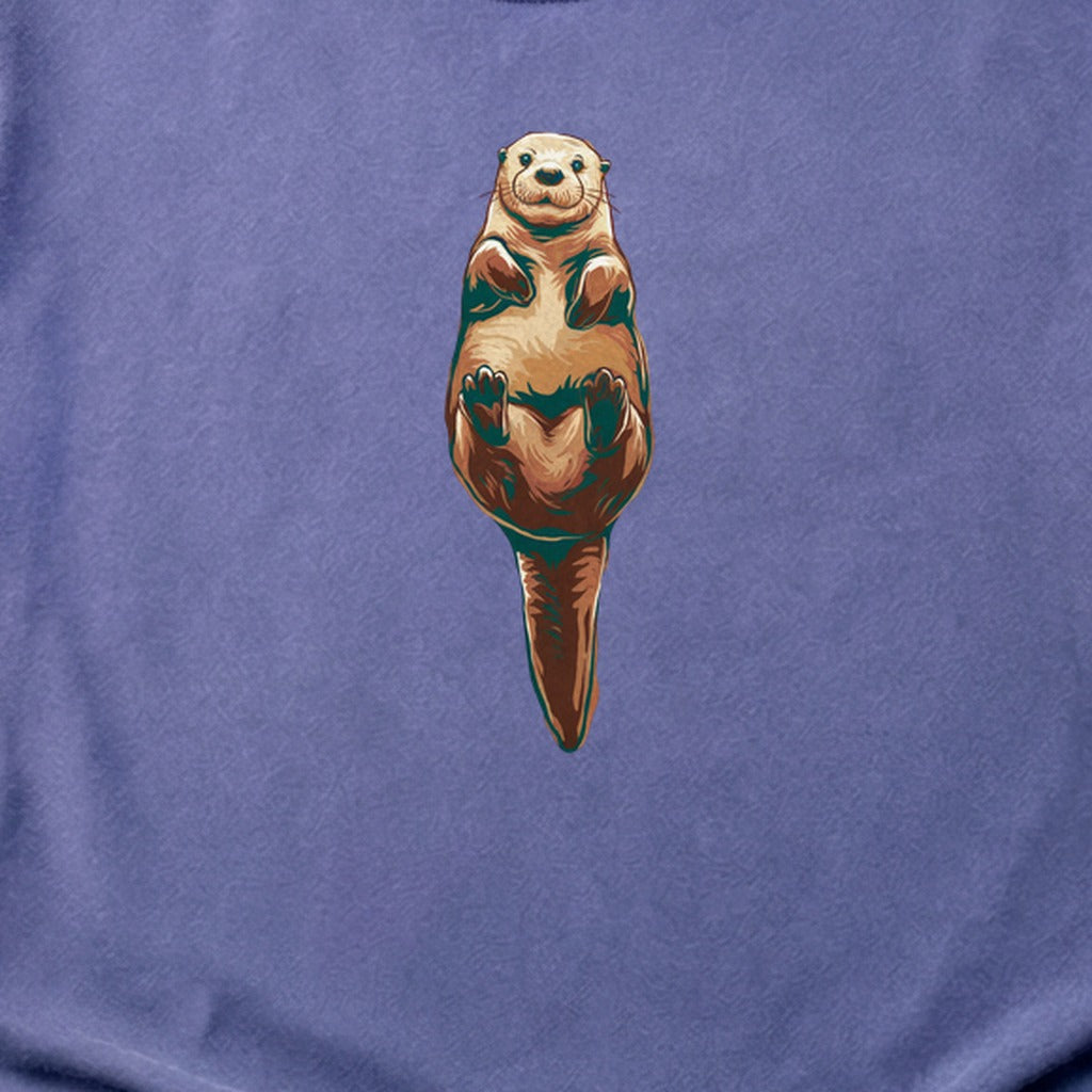 Painted Otter Cotton T-Shirt