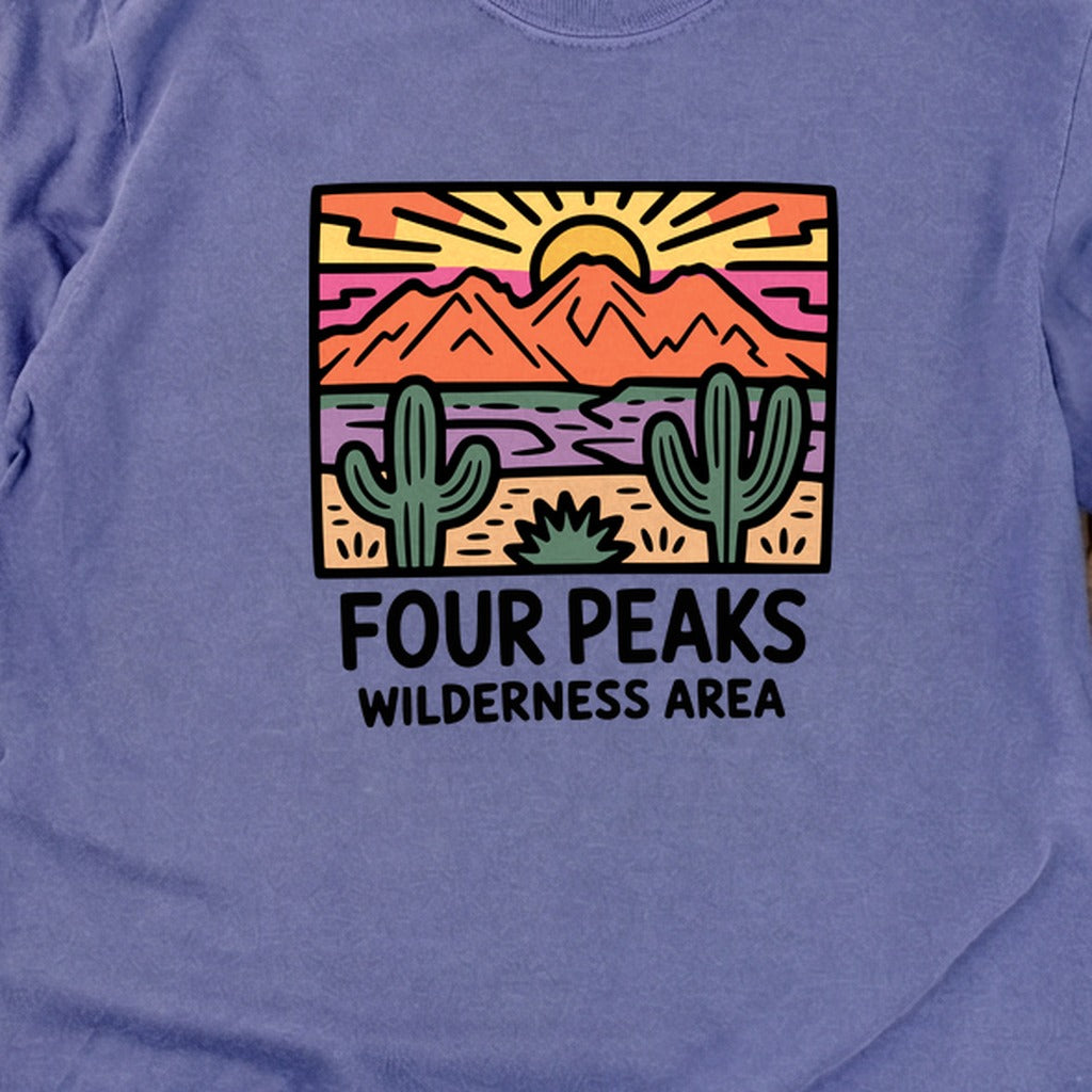 Painted Peaks Cotton Long Sleeve