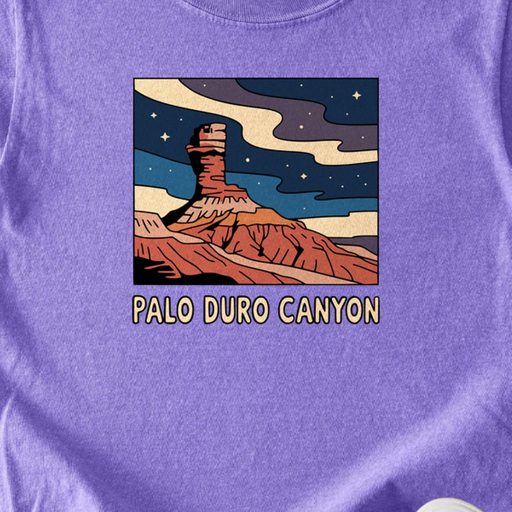 Palo Duro at Night Kids Cotton T-Shirt