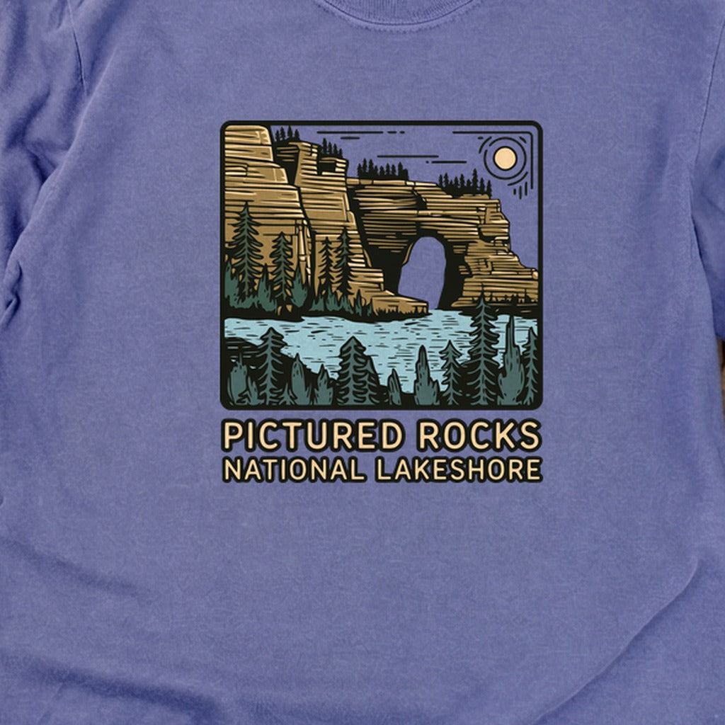 Pictured Rocks National Lakeshore Cotton Long Sleeve