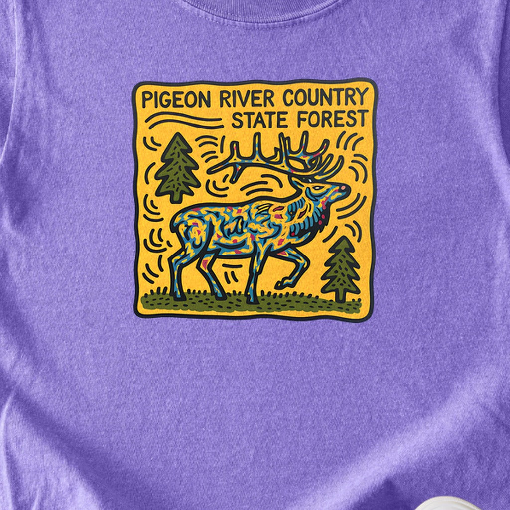 Pigeon River Country State Forest Kids Cotton T-Shirt