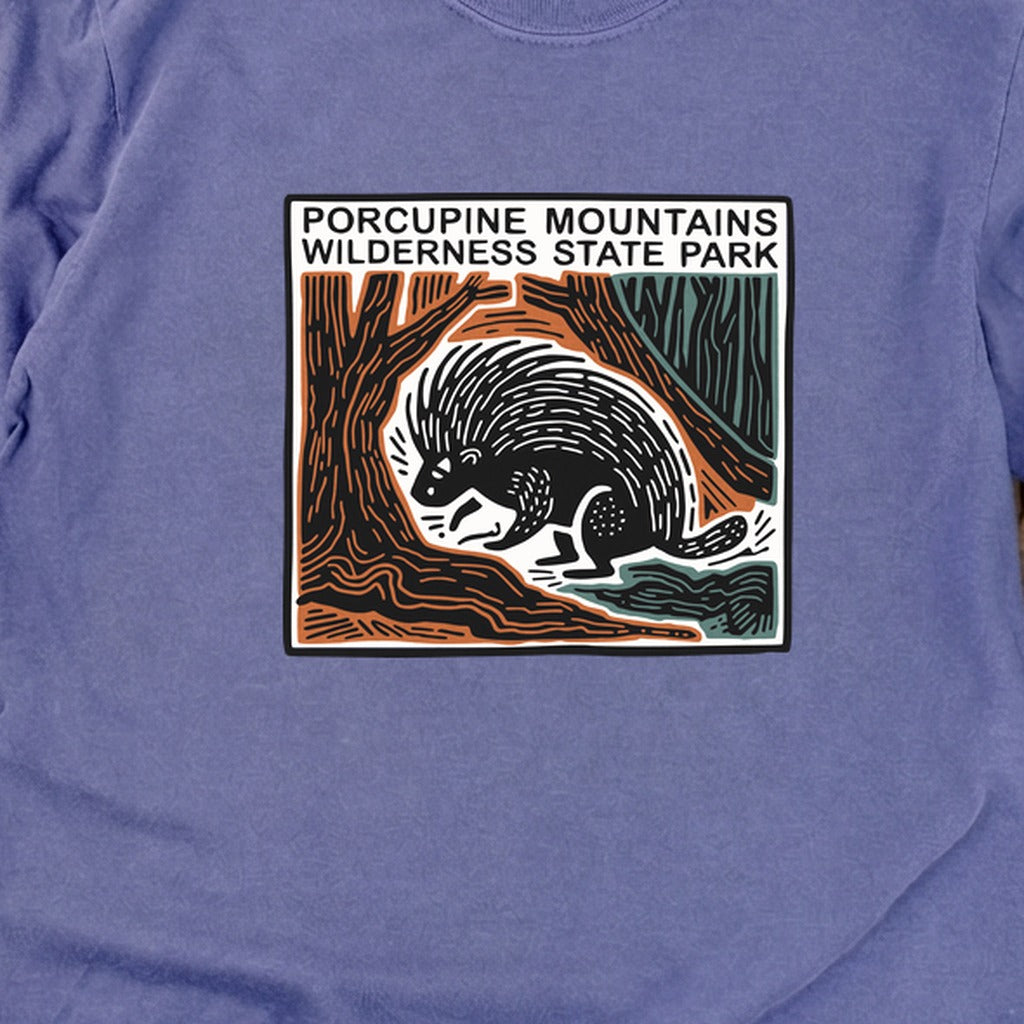 Porcupine Mountains Wilderness State Park Cotton Long Sleeve