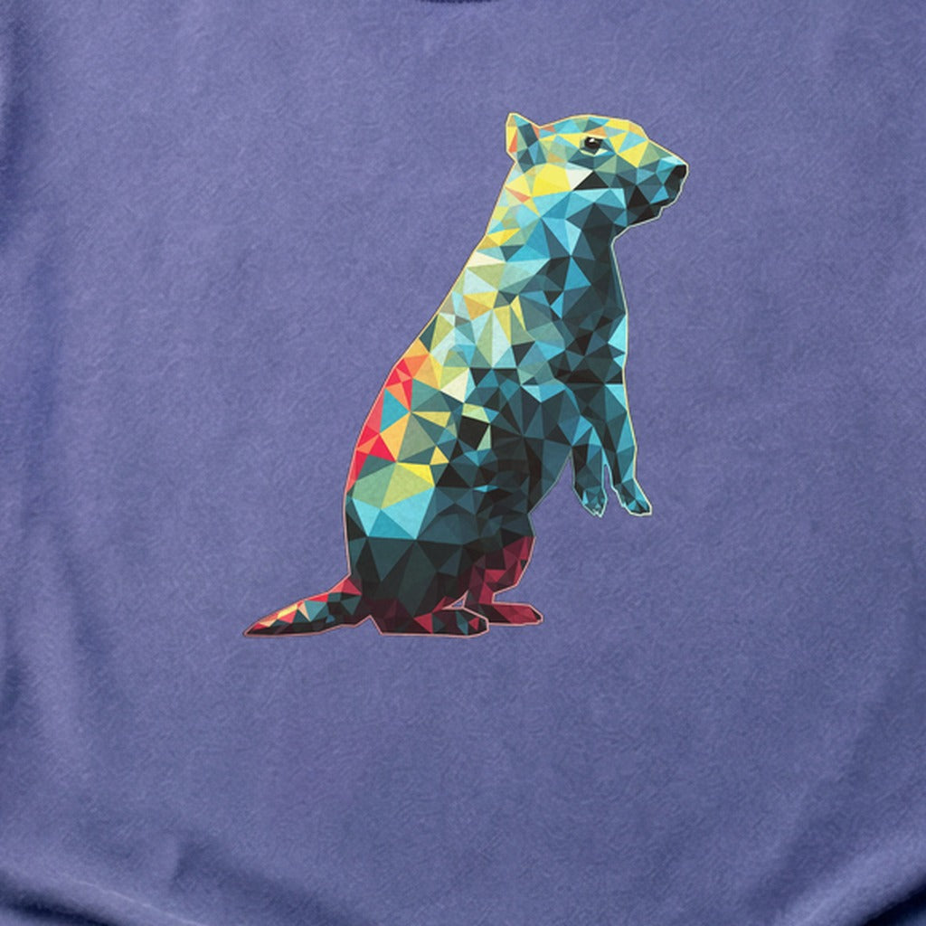 Prairie Dog Mosaic Cotton T-Shirt