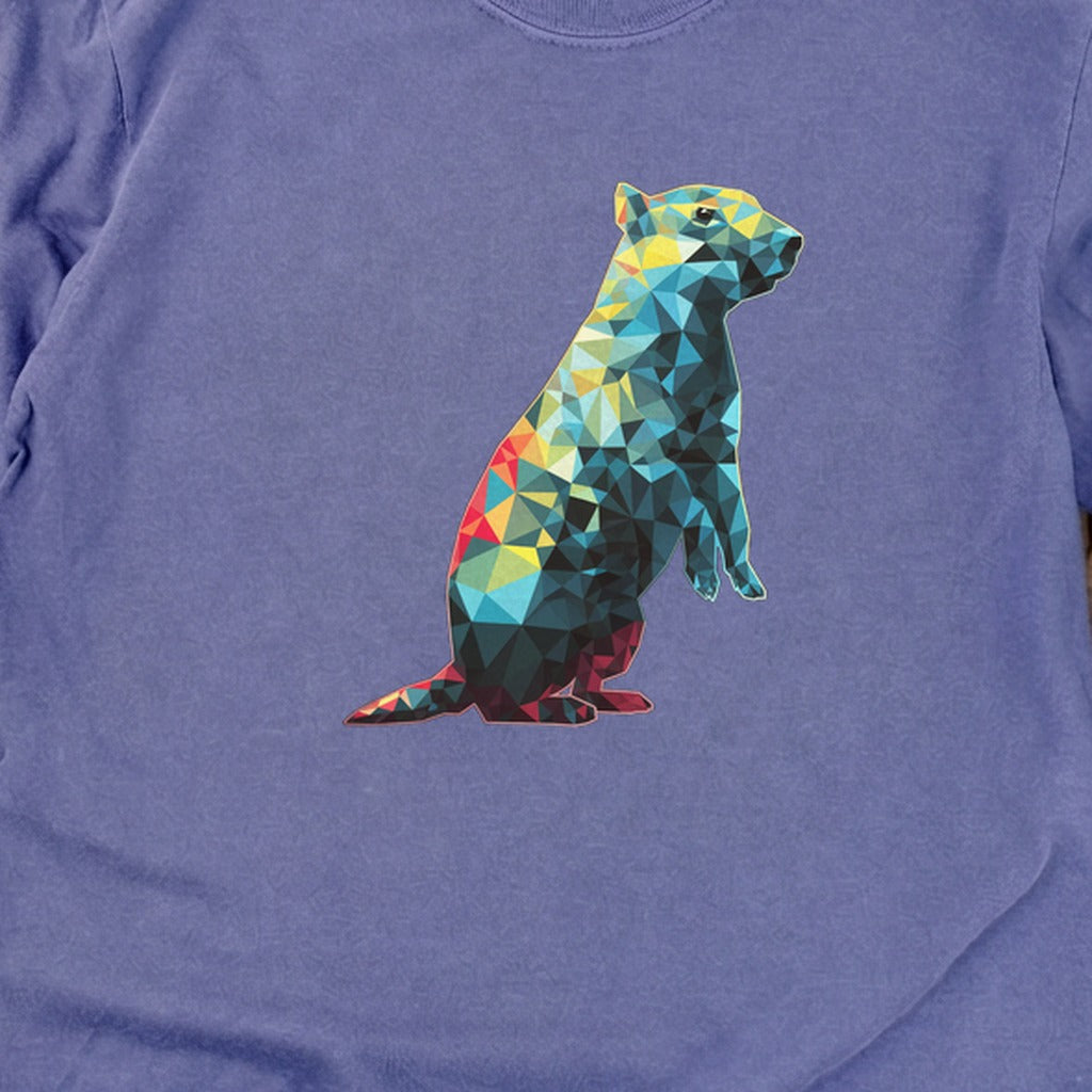 Prairie Dog Mosaic Cotton Long Sleeve