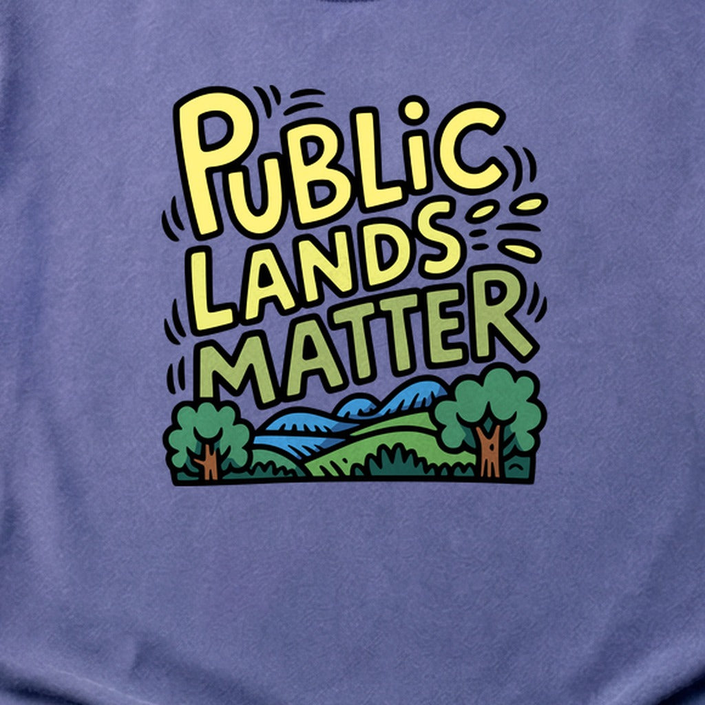 Public Lands Matter Cotton T-Shirt