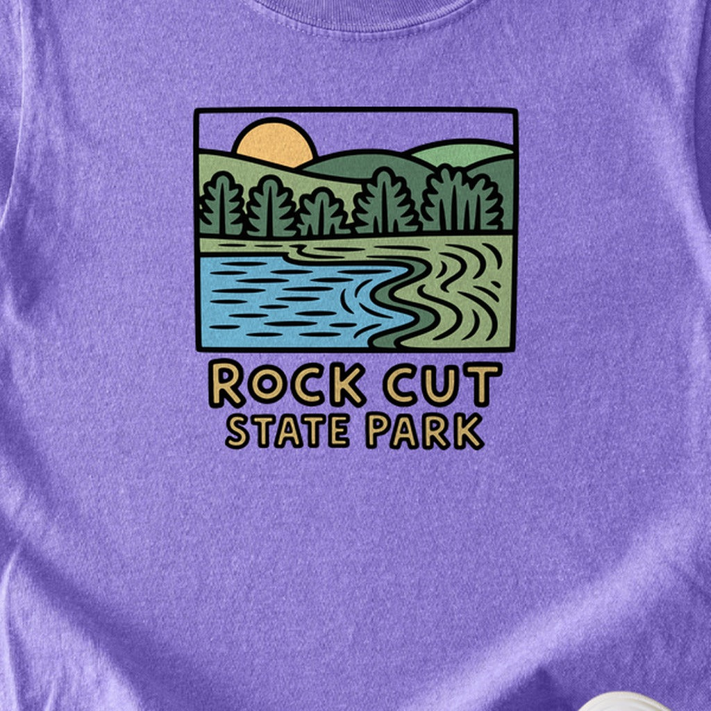 Rock Cut State Park Kids Cotton T-Shirt
