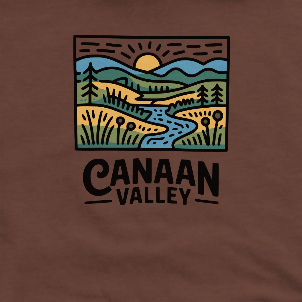 Canaan Valley Crewneck Sweatshirt Adventure and Outdoors Themed Sweatshirt