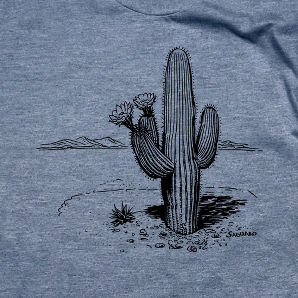 Saguaro Line Drawing T-Shirt