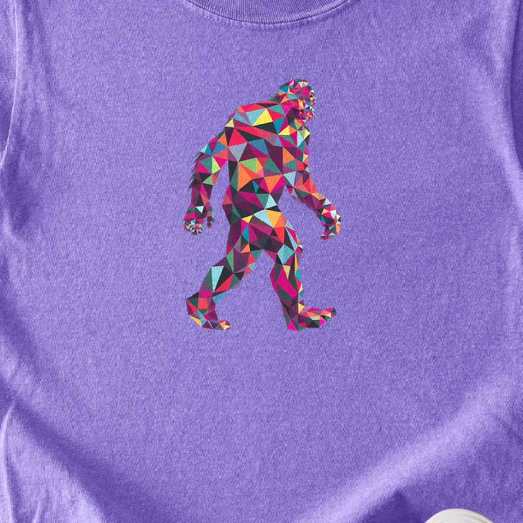 Sasquatch Mosaic Kids Cotton T-Shirt
