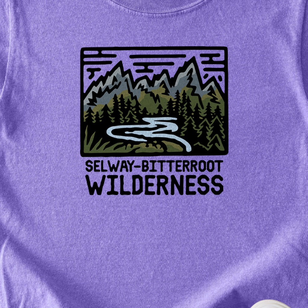 Selway-Bitterroot Wilderness Kids Cotton T-Shirt