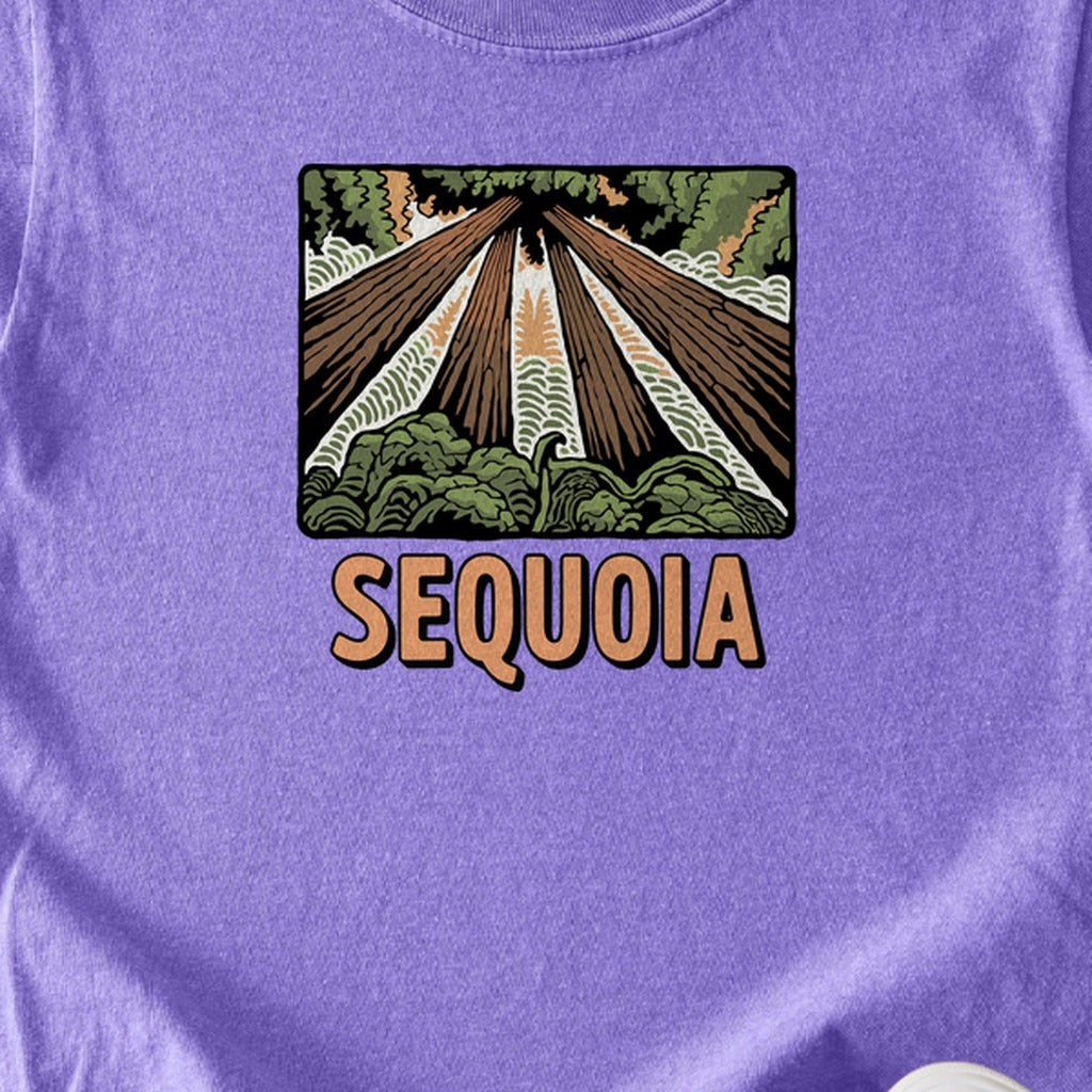 Sequoia National Park Kids Cotton T-Shirt