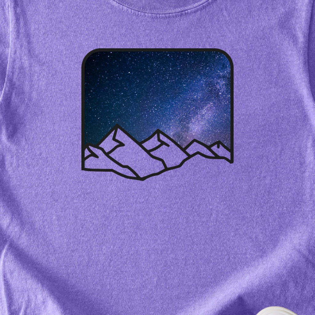 Starry Peaks Kids Cotton T-Shirt