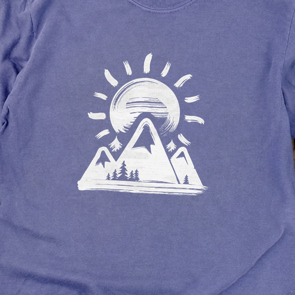 Summit Sunrise Painting Cotton Long Sleeve