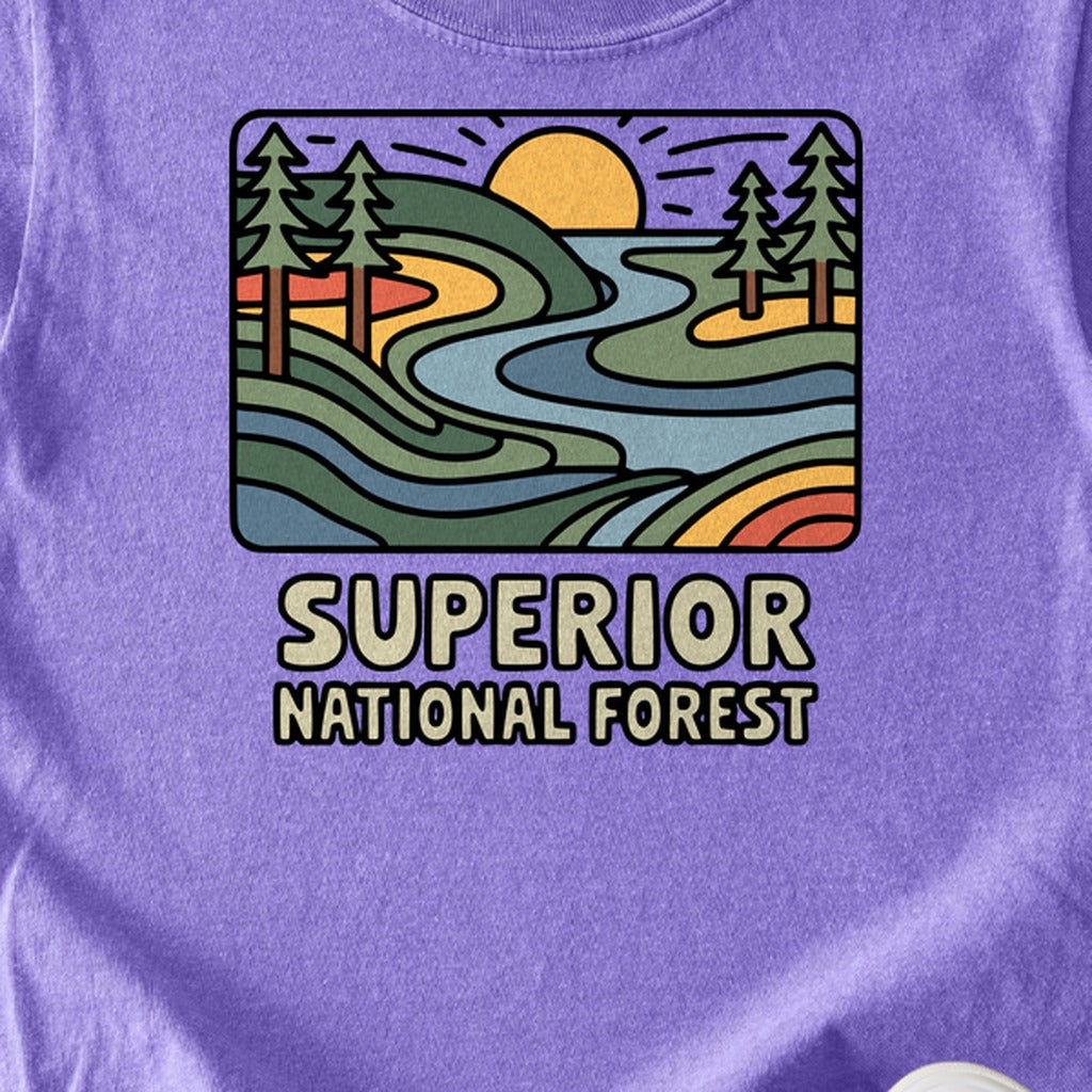 Superior National Forest Kids Cotton T-Shirt