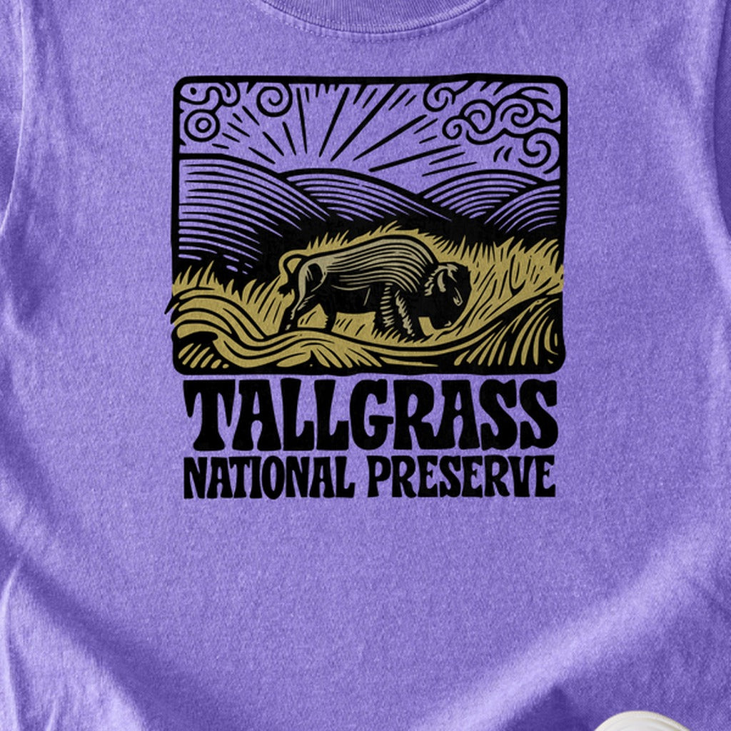 Tallgrass National Preserve Kids Cotton T-Shirt