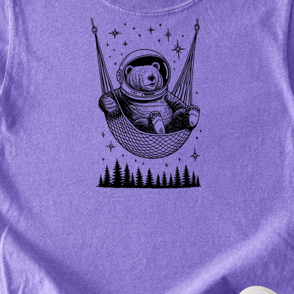The Napstronaut Bear Kids Cotton T-Shirt