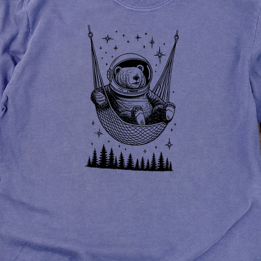 The Napstronaut Bear Cotton Long Sleeve