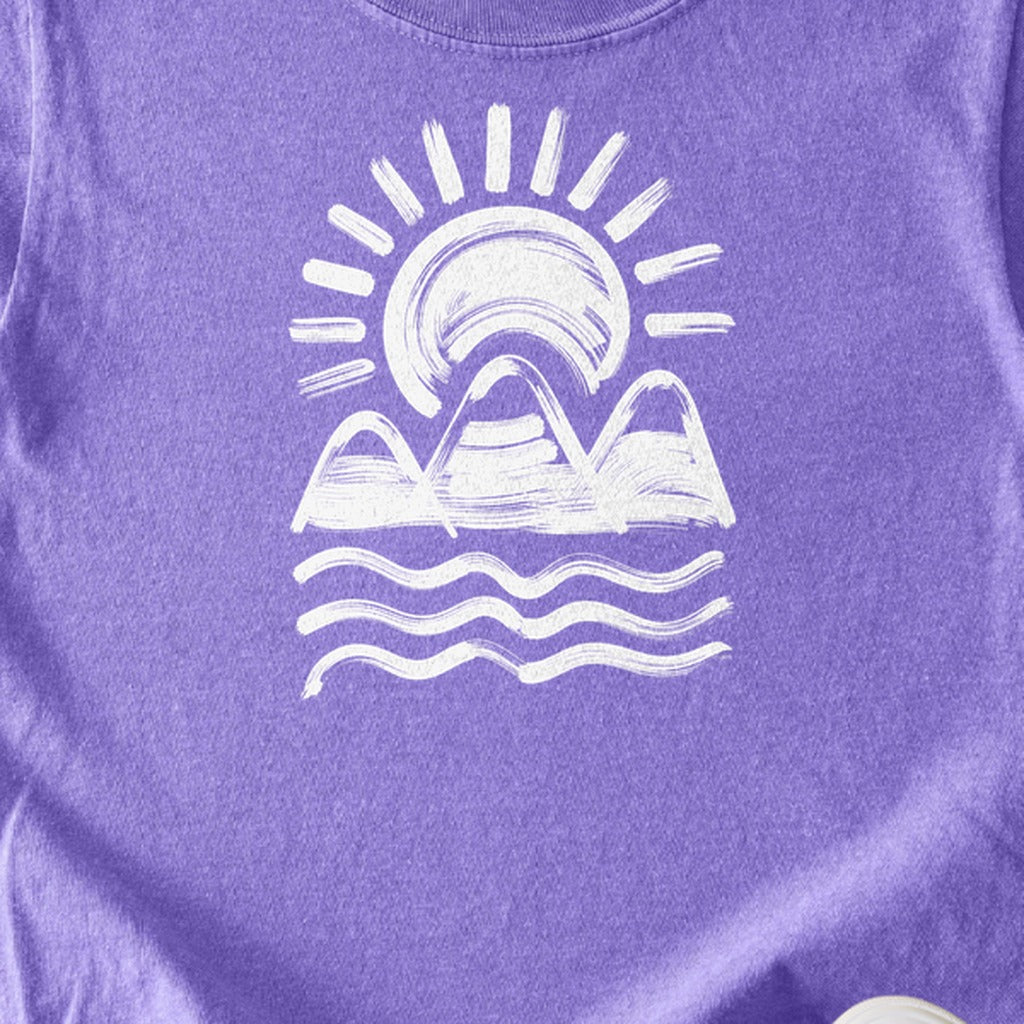 Three Sisters Mountains Kids Cotton T-Shirt