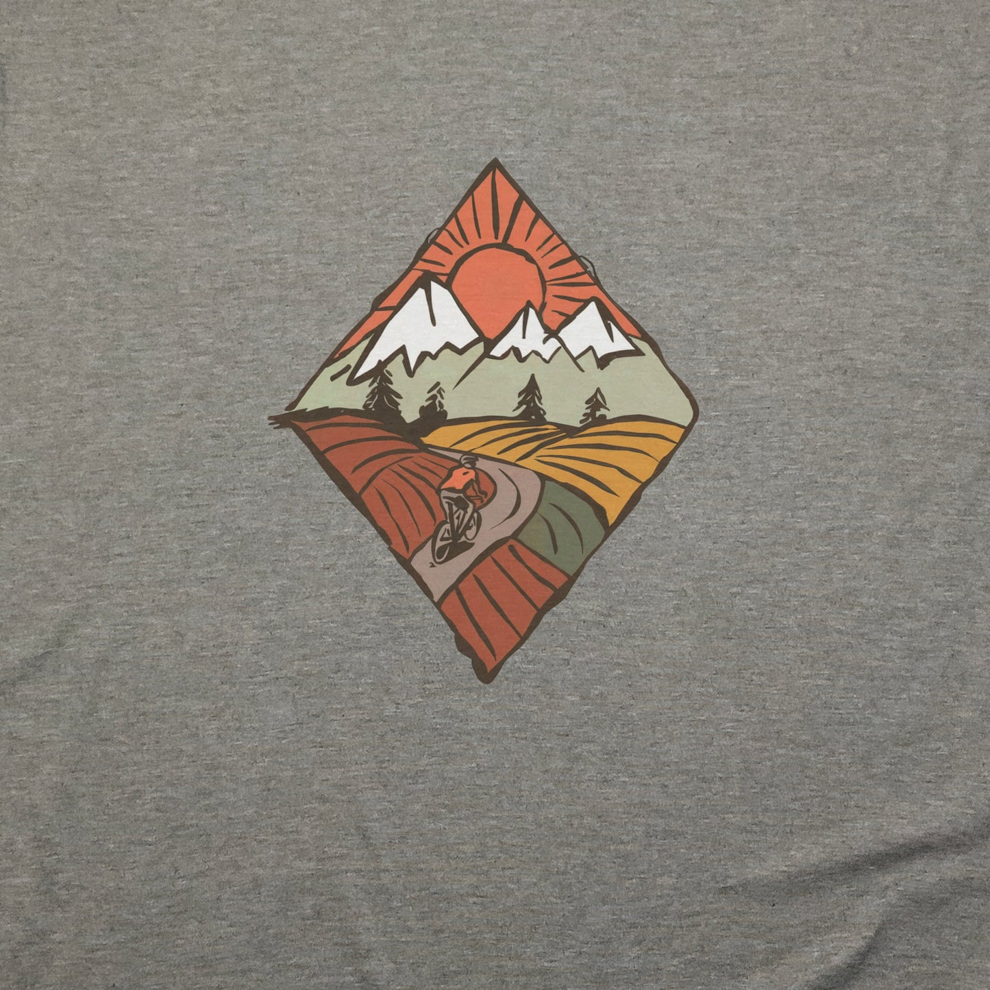 Pedal to the Peaks T-Shirt Adventure and Outdoors Themed T-Shirt