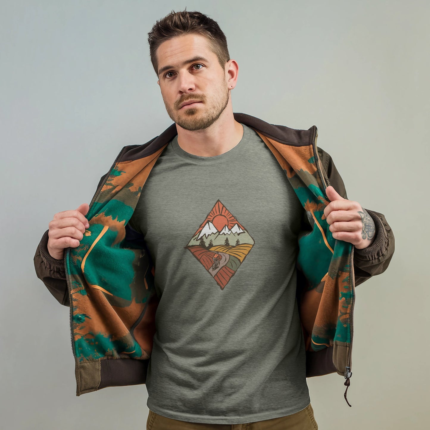 Pedal to the Peaks T-Shirt Adventure and Outdoors Themed T-Shirt