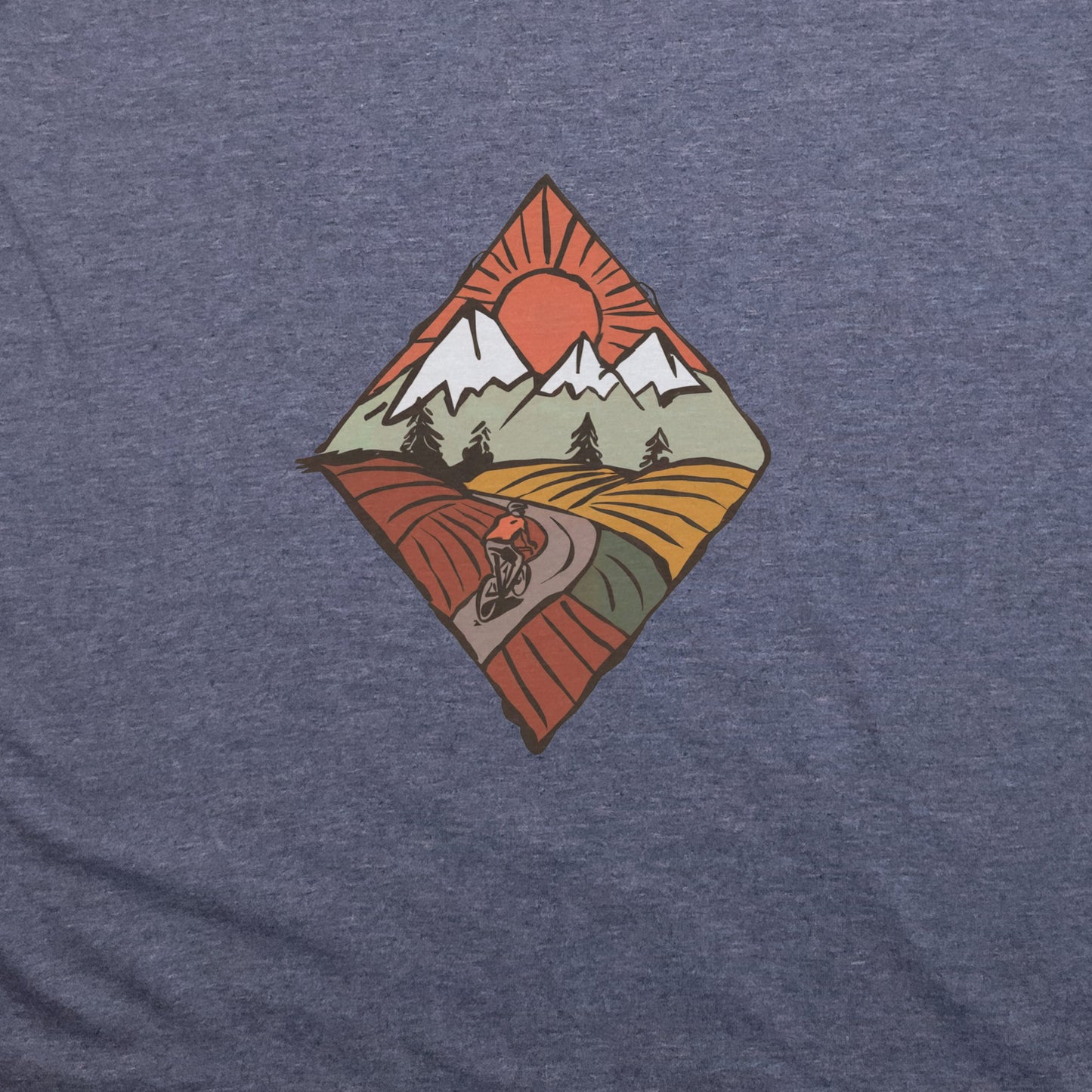 Pedal to the Peaks T-Shirt Adventure and Outdoors Themed T-Shirt