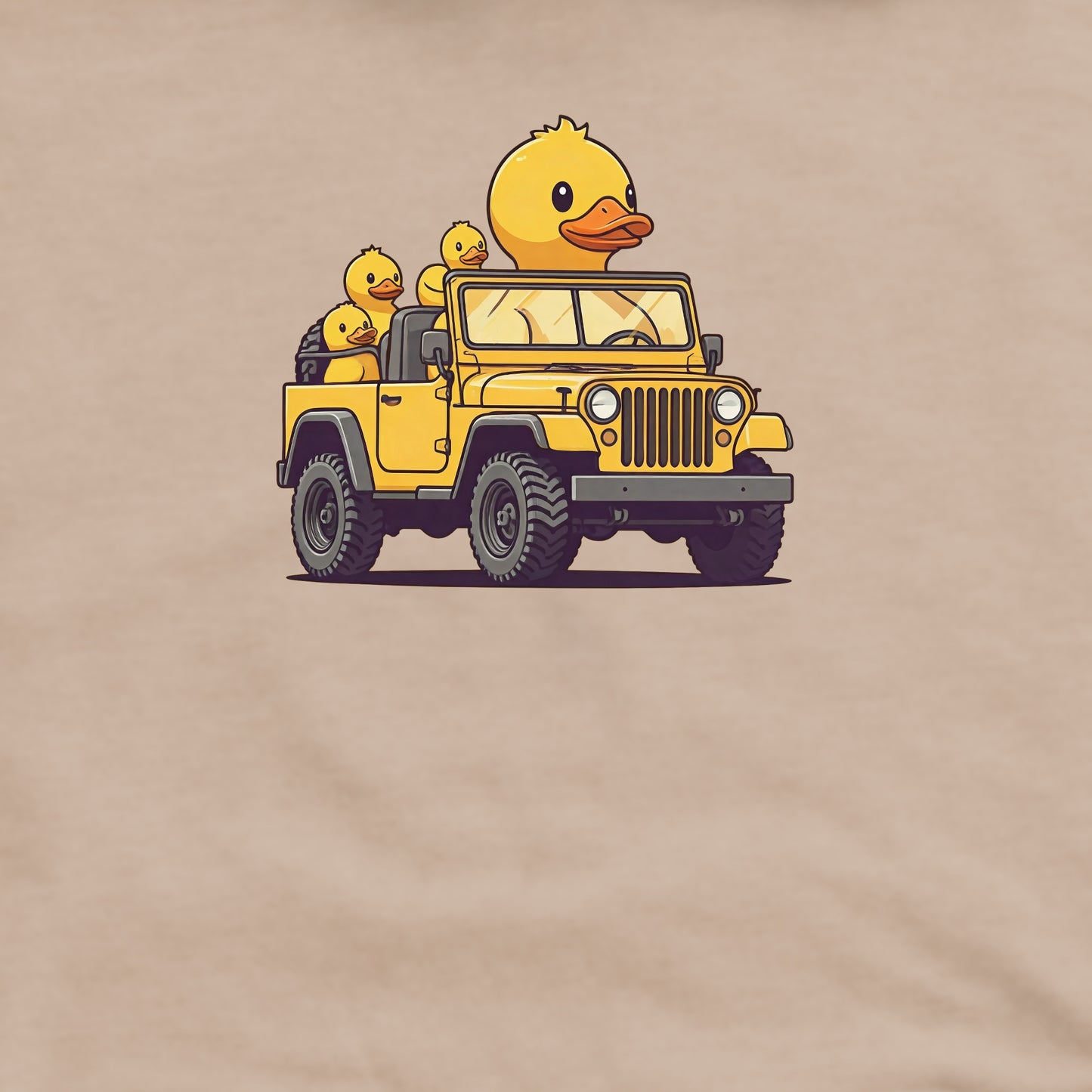 Duck Duck Jeep Crewneck Sweatshirt Adventure and Outdoors Themed Sweatshirt