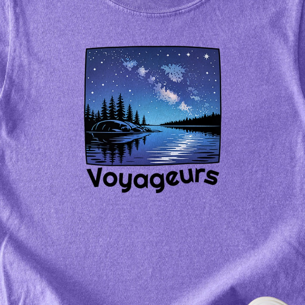 Voyageurs National Park at Night Kids Cotton T-Shirt