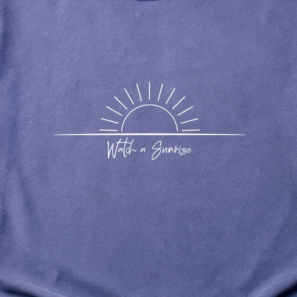 Watch a Sunrise Cotton T-Shirt