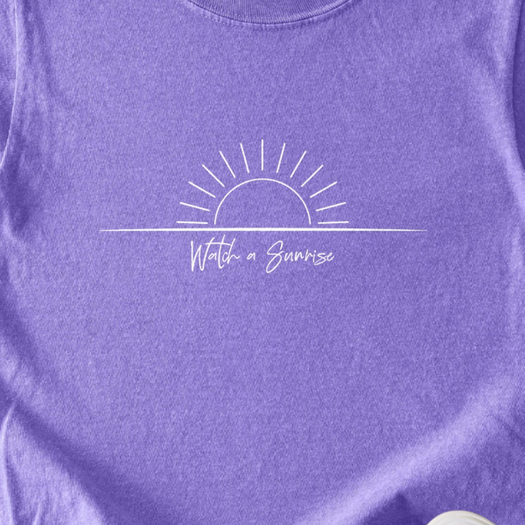 Watch a Sunrise Kids Cotton T-Shirt