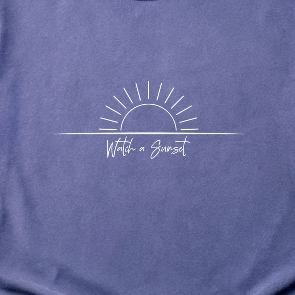 Watch a Sunset Cotton T-Shirt