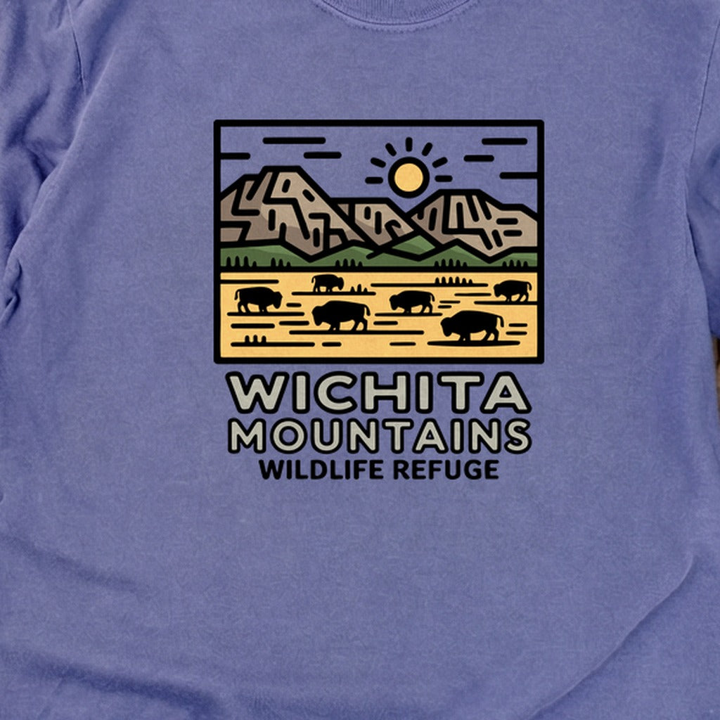 Wichita Mountains Wildlife Refuge Cotton Long Sleeve