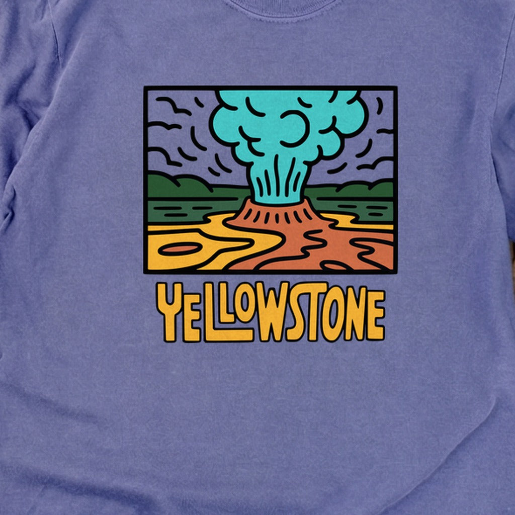 Yellowstone National Park Cotton Long Sleeve