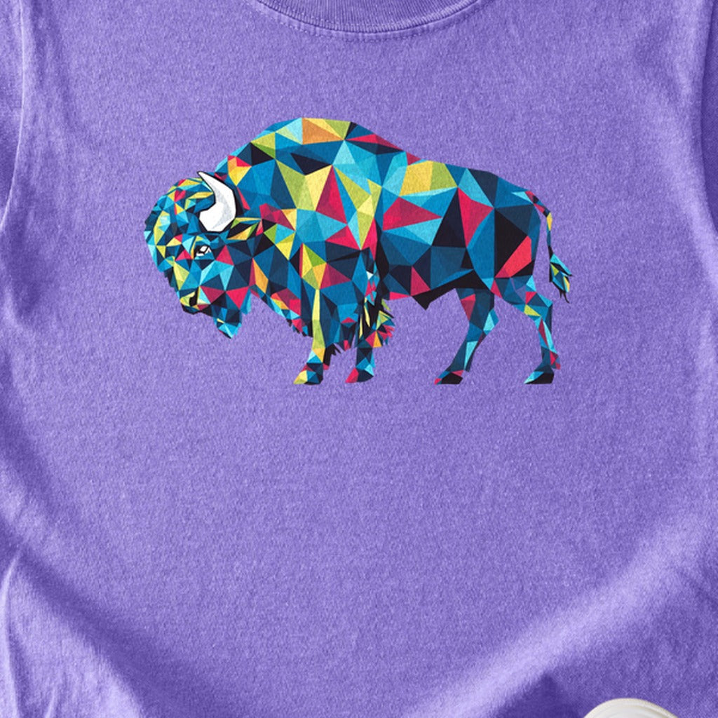 Buffalo Mosaic Kids Cotton T-Shirt