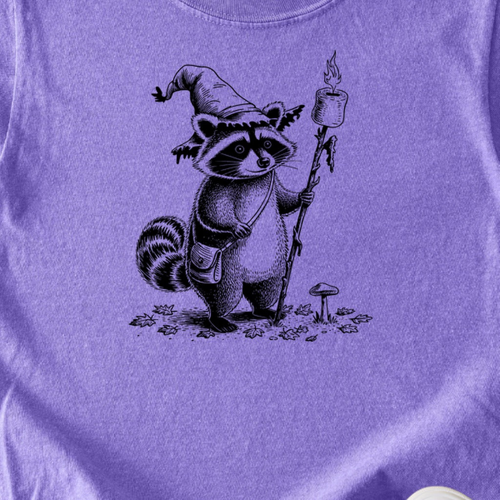The S'morecerer Raccoon Kids Cotton T-Shirt