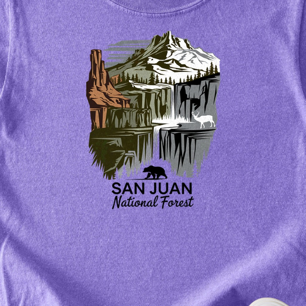 San Juan National Forest Kids Cotton T-Shirt
