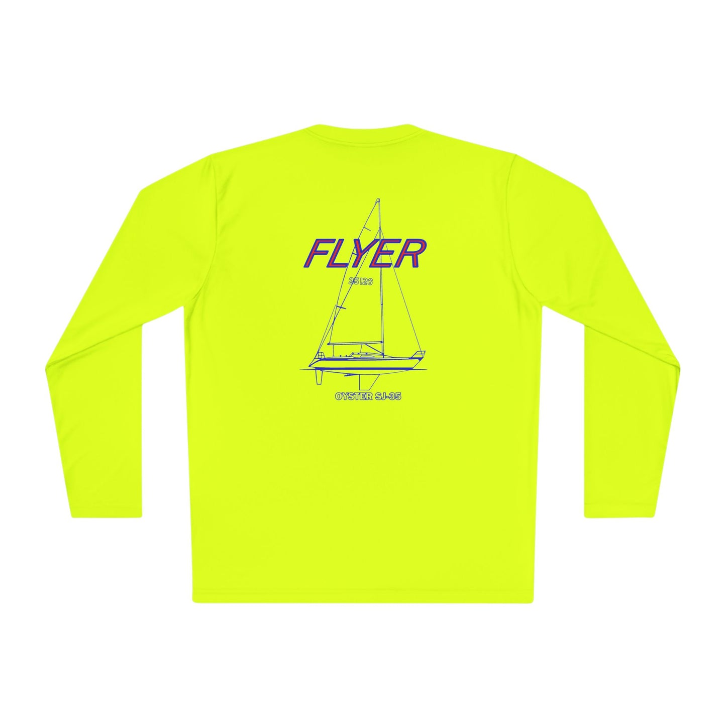Custom Flyer Sailing Performance Long Sleeve Adventure and Outdoors Themed Long-sleeve
