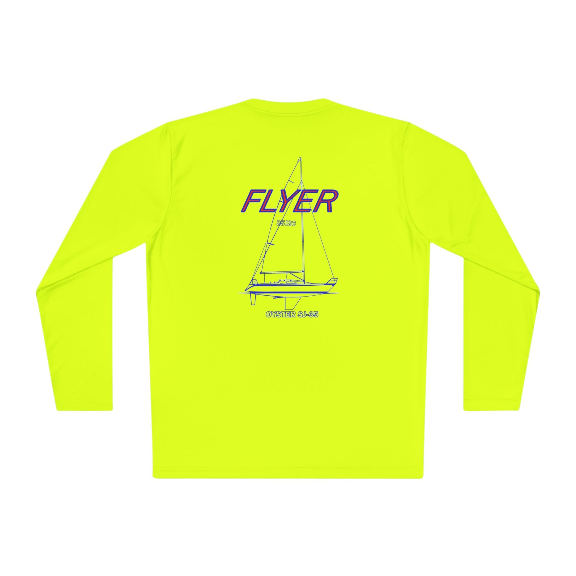 Custom Flyer Sailing Performance Long Sleeve Adventure and Outdoors Themed Long-sleeve