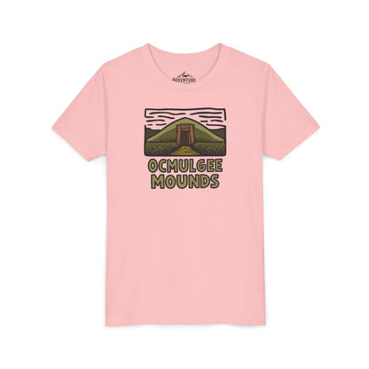 Wholesale Youth Ocmulgee Mounds T-shirt Pink Adventure and Outdoors Themed Kids clothes