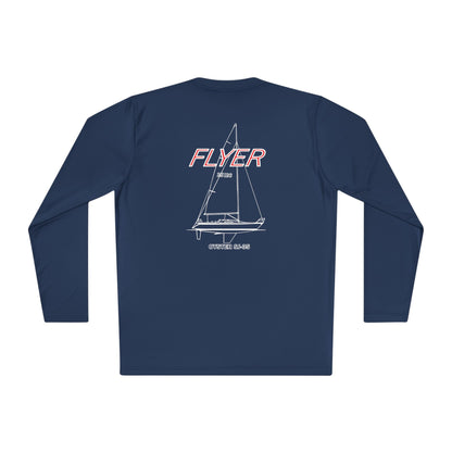 Custom Flyer Sailing Performance Long Sleeve Adventure and Outdoors Themed Long-sleeve