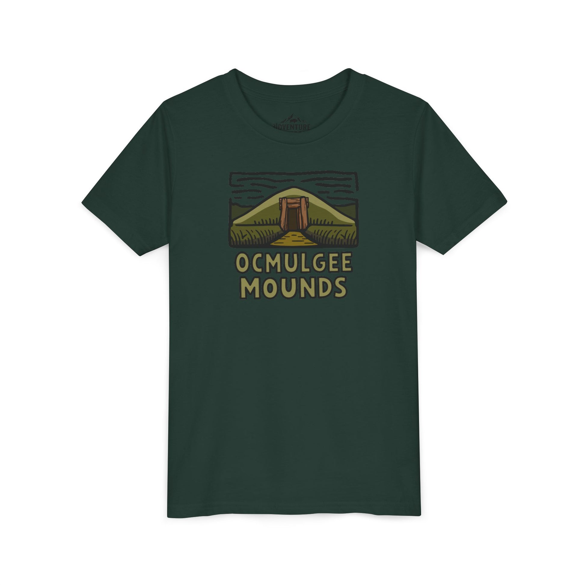 Wholesale Youth Ocmulgee Mounds T-shirt Forest Adventure and Outdoors Themed Kids clothes