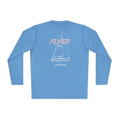 Custom Flyer Sailing Performance Long Sleeve Adventure and Outdoors Themed Long-sleeve