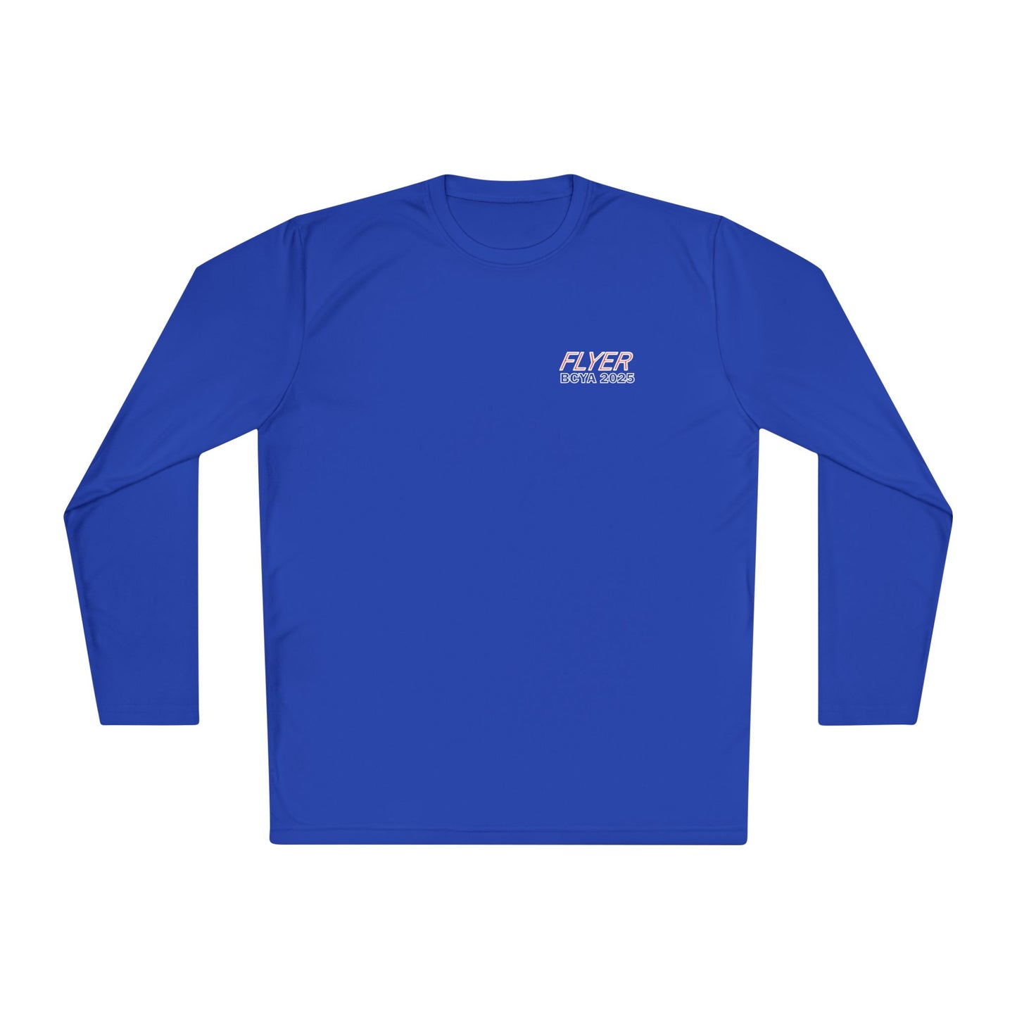 Custom Flyer Sailing Performance Long Sleeve True Royal Adventure and Outdoors Themed Long-sleeve