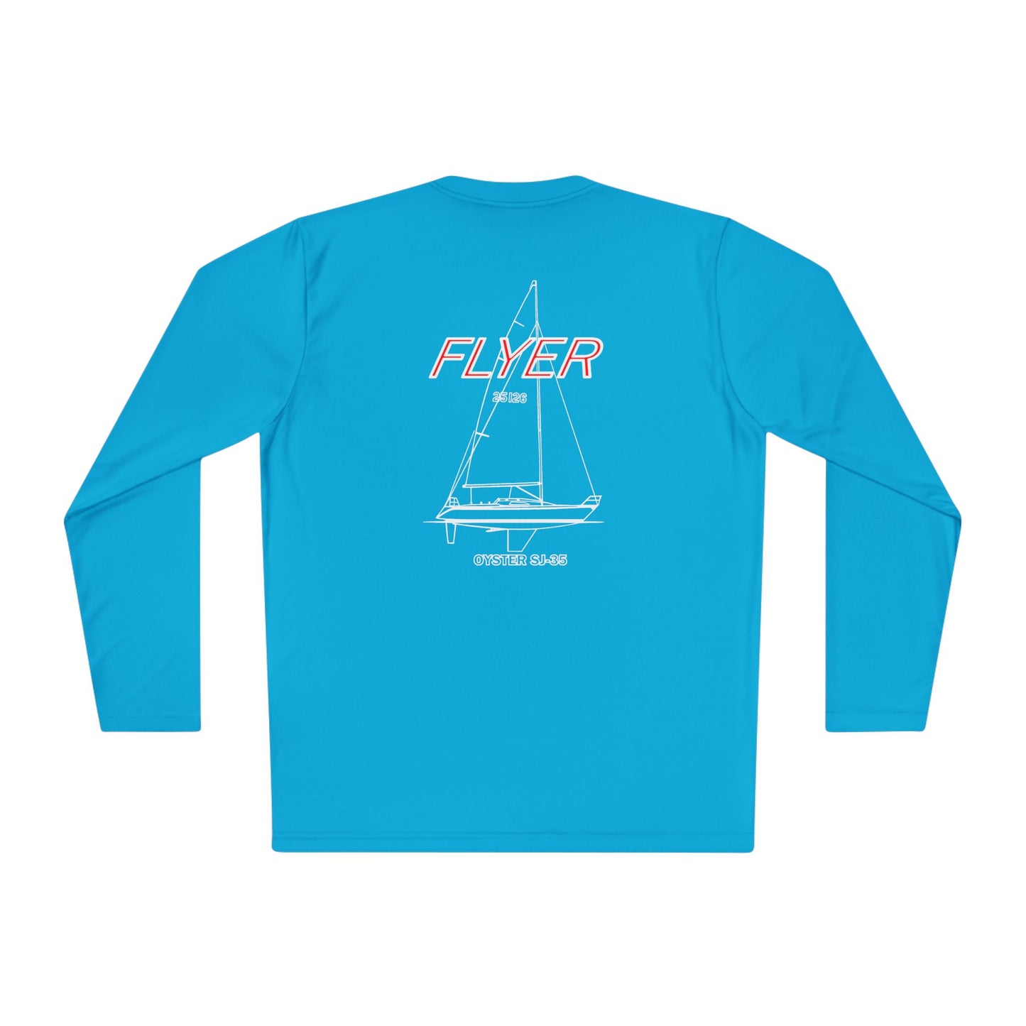 Custom Flyer Sailing Performance Long Sleeve Adventure and Outdoors Themed Long-sleeve