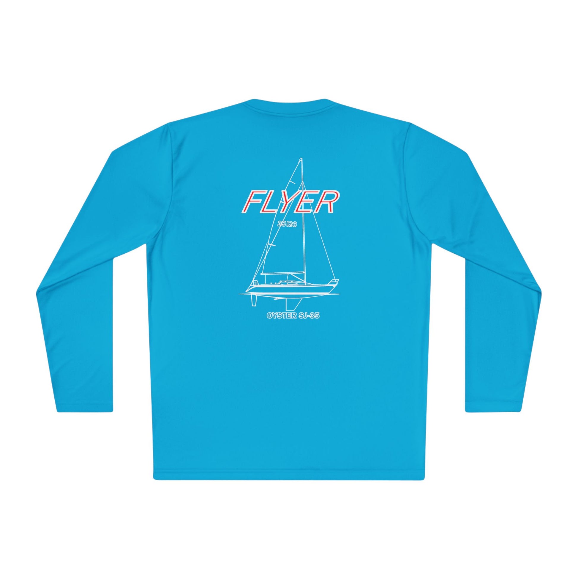 Custom Flyer Sailing Performance Long Sleeve Adventure and Outdoors Themed Long-sleeve